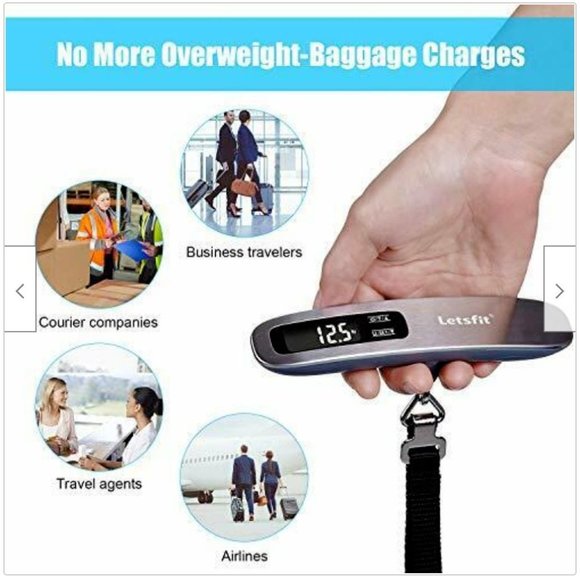 LETSFIT Portable SUITCASE Digital LUGGAGE SCALE for Travelers - Picture 8 of 9